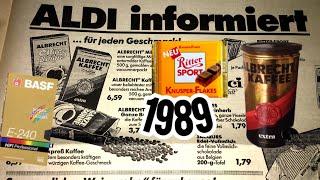 ALDI 1989 Angebote Zeitreise Vintage Food