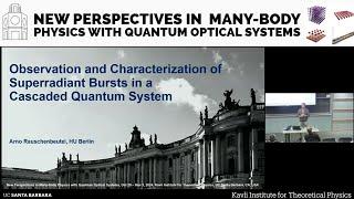 Observation and Characterization of Superradiant Bursts in... ▸ Arno Rauschenbeutel (Humboldt Univ.)