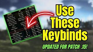 MUST Use Keybinds for Escape From Tarkov (2024 - Patch .15)