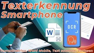 Text aus Foto kopieren mit Smartphone: Text Scannen (OCR) und Vorlesen lassen mit Word Mobile