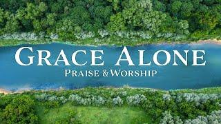 Grace Alone - Worship Song (Lyric Video)