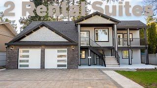Detach home in White Rock, Surrey, BC with 2 rental suites, 8 bedrooms, and a massive backyard?