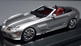 1/64 Mercedes McLaren SLR convertible by TMaster resin scale model car review roadster