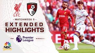 Liverpool v. Bournemouth | PREMIER LEAGUE HIGHLIGHTS | 9/21/2024 | NBC Sports