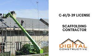 How To Get Your C-61/D-39 Scaffolding License - Your California Contractor's License Guide for 2022!