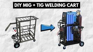 Building a MIG + TIG Welding Cart | Miller 211 + Primeweld 225X