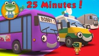 Bobby The Bus and More Vehicles For Children | Gecko's Garage