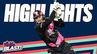 Banton Goes Big With 75 From 43! | Northamptonshire vs Somerset - Highlights | Vitality Blast 2024