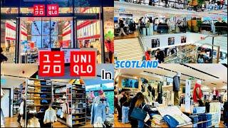 UNIQLO in Princes Street EDINBURGH. UNIQLO NEW COMFORT COLLECTION FALL 2024 LATEST ARRIVALS.