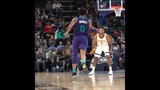 Miles Bridges block layup at Grizzlies vs Hornets #shorts #KiaTipOff21