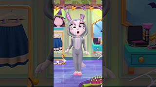 Ms Rabbit has fainted🫣 #angela #mytalkingangela #trendingshorts #trending #top #short #shorts #games