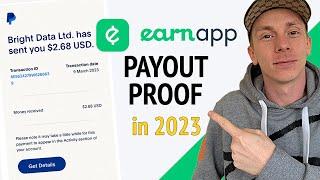 EarnApp - Payout Proof + Lifetime Earnings