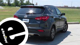 Set up: Curt T-Connector Vehicle Wiring Harness for Factory Tow Package on a 2013 Hyundai Santa Fe