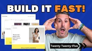 Creating a WordPress Agency Website with Twenty Twenty-Five 