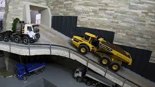 RC TRUCK CITY VOLVO FMX 8X8 U. VOLVO A40G IM EINSATZ