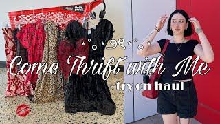 Come Thrift with Me + Try on Haul !!