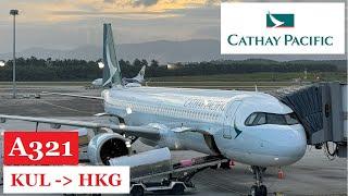 Cathay Pacific A321neo - Kuala Lumpur (KUL) to Hong Kong (HKG) - CX730 Economy - Trip Report #099