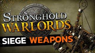 Осадные Орудия Stronghold: Warlords – Огненный Бык, Воин с Лестницей & Катапульты