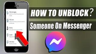 How to Unblock Someone on Messenger (2024)