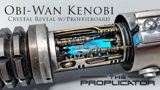 Obi-Wan ANH Crystal Reveal Lightsaber w/ Proffie