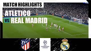 Atletico Madrid vs Real Madrid (Pen: 2-4) | Champions League 24/25 Match Highlights