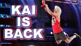 Will 'Mohawk Ninja' Kai Beckstrand Make The American Ninja Warrior Finals? | Universal Kids