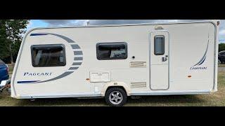 A Virtual Tour Around the Inside of the Bailey Pageant Champagne Series 7, 4 berth Caravan