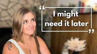 The hard truth about decluttering.