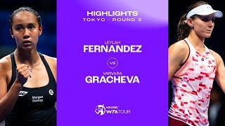 Varvara Gracheva vs. Leylah Fernandez | 2024 Tokyo Round of 16 | WTA Match Highlights