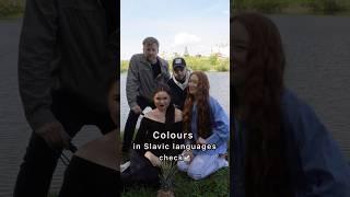 Colours in Slavic languages