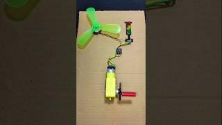 Generate Electricity With BO Gear Hand-Rotating Generator _ DC Motor.