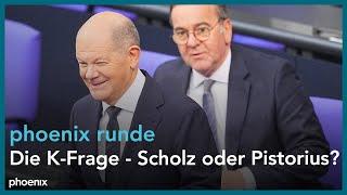 phoenixRunde: Die K-Frage - Scholz oder Pistorius?