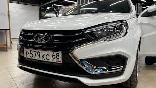 Lada Vesta New / Лада Веста 2023 + аудиосистема - акустика в двери , два усилителя и сабвуфер