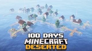 I Survived 100 Days in a DESERTED CIVILIZATION in Minecraft