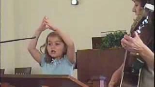 My 3 year old Granddaughter sings Jesus Loves Me - Beth Williams Music