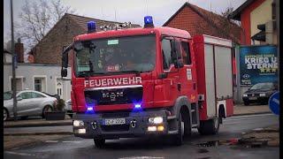 [Großeinsatz: Brennt Doppelhaushälfte] Einsatzfahrten Berufs- und Freiwillige Feuerwehren Salzgitter