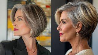 15 Beautiful & Gorgeous Short Hairstyles for AMERICAN Women Over 50 in 2025