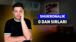 Shukronalik 0 dan sirlari