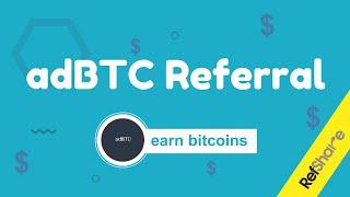 adBTC Referral | earn bitcoins - Refzo