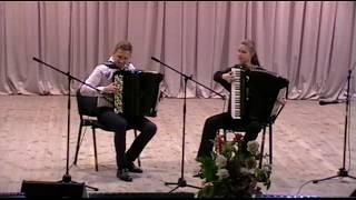 B. Martiyanov. Moldavian strums (Молдавские наигрыши) - Andrey Zhukovski and Alexandra Tuzhikova