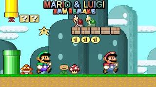 Mario & Luigi DOS SMW Remake - Full Gameplay