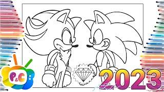 Sonic vs Shadow Coloring Pages/Sonic 3 Predictions/ Cartoon - On&On (feat. Daniel Levi)[NCS Release]