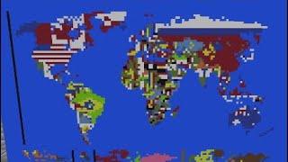 Minecraft Huge World Flags