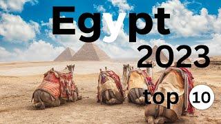 top 10  places to visit in egypt 2023 | travel video