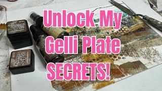 Revealing My Top Mixed Media Gelli Plate Secrets! #mixedmediaart #mixedmedia #gelliprinting