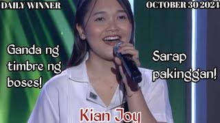 OCTOBER 30 2024 | KIAN JOY | DAILY WINNER | TAWAG NG TANGHALAN