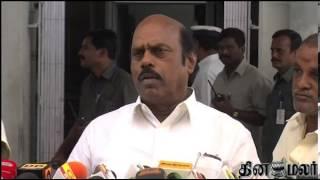 DMK MLA Velu Complains on ADMK Minister Munusaamy - Dinamalar Oct 30th 2013 News