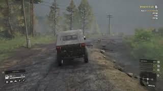 SnowRunner Lost In The Rocks Completion + TUZ 166 (GAZ 69)Test Drive