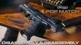 Walther PDP Match (Polymer Frame) Disassembly, Cleaning & Reassembly