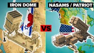 Israel's 'Iron Dome' Defense System Compared to U.S. NASAMS, Patriot